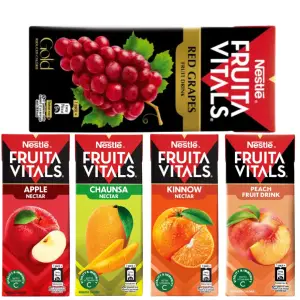 Nestlé Fruita Vitals Juice – Buy Online at Jalalshop | Mango, Orange, Apple, Red Grape and Peach